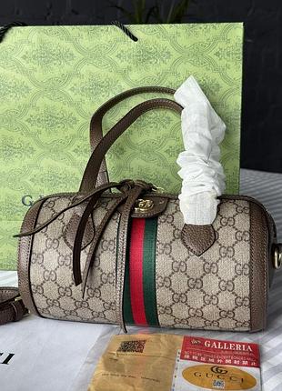 ⭐⭐⭐⭐⭐ 
люксовая кожаная сумка ophidia boston bag 👜 a0372