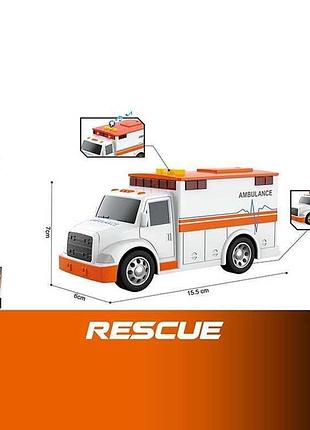 Игрушечная машина скорой помощи wy 1109 b масштаб 1:32