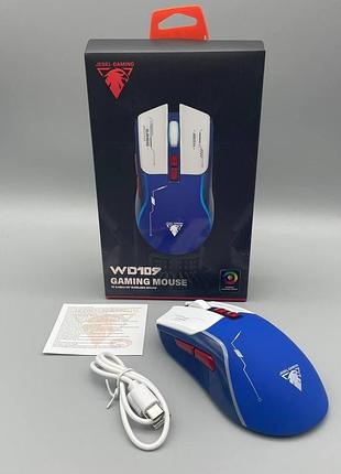 Бездротова ігрова миша jedel gaming wd109 з вбудованим акумулятором 500 ма·год, ергономічний дизайн для геймерів