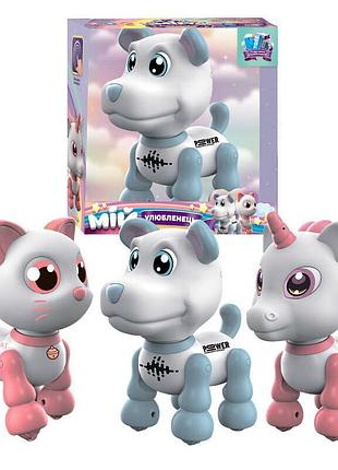 Интерактивная игрушка питомец 40986 wtoys с подсветкой и озвучкой на украинском