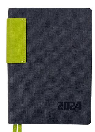 Щоденник планувальник 2024 infinity темно-сірого кольору 252450 leo