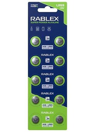 Алюминиевые таблеточные батарейки rablex lr69 ag6 с новым дизайном