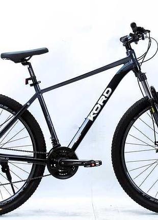 Спортивний велосипед corso kord 29 дюймів kr-29065 з міцною рамою та дисковими гальмами