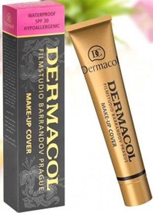 Тональний крем dermacol mod-211 з водонепроникним ефектом та spf 30 — стійкий макіяж і захист від сонця