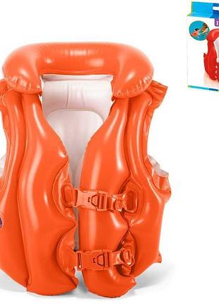 Надувний дитячий жилет intex "люкс" 58671 np для безпеки малюків