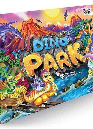 Захоплива настільна гра "світ динозаврів" від danko toys у коробці