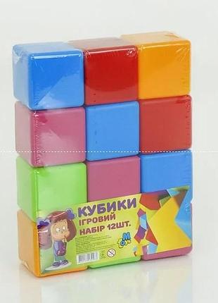 Большие игровые кубики с буквами - 12 шт. от m-toys