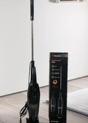 Вертикальний пилосос domatec ms 8709b/9812 600w потужний бездротовий/провідний (модель ms 8709b/9812)