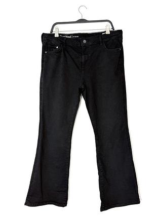 Черные женские джинсы клеш river island studios
