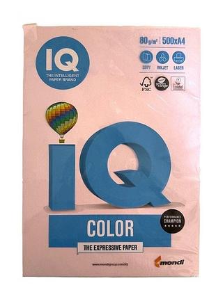 Папір для принтера iq кольоровий рожевий фламінго а4 80 г/м² opi74 mondi