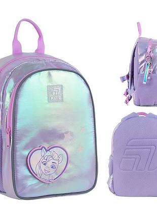 Дитячий рюкзак для дівчаток kids little pony lp25-2735xs kite з голографічним ефектом