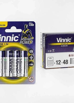 Батарейки "vinnic" c56892 (6) alcaline аа 1,5v - пакування 48 штук