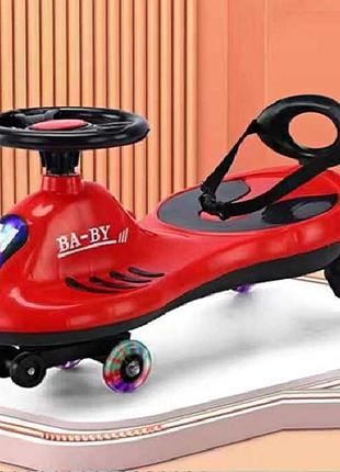 Детская каталка-толокар joy tb-220-40 с подсветкой, музыкой, защитным ремнем и удобной спинкой