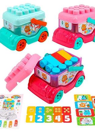 Яркий автобус-конструктор "technok toys" для веселых игр
