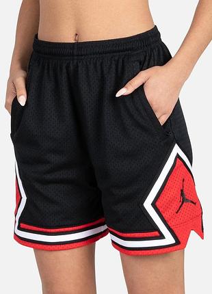 Баскетбольні шорти jordan essential diamond shorts xs баскетбольные шорты jordan dd0287-010 червоний чорний