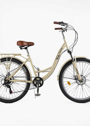 Элегантный городской велосипед corso «viola» 26" дюймов vl-26704