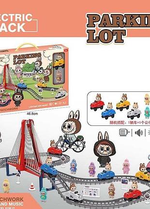 Игровой трек 9263-14 b с разноцветными машинками и фигурками