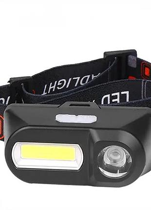 Налобный фонарь lumibeam bl-1804-red+cob с красным и белым светом, аккумулятор 18650, зарядка usb‑type c, защита ipx4
