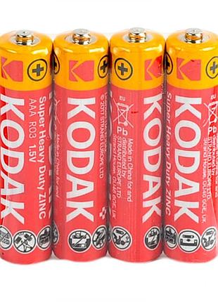 Мощные солевые батарейки kodak r3/aaa для надежного использования