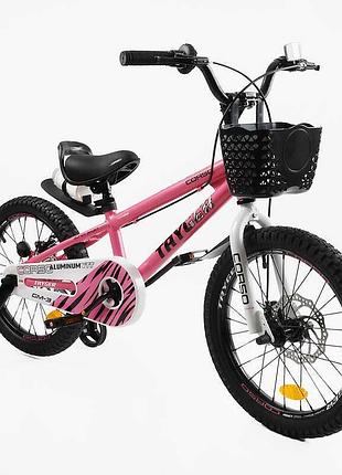 Детский двухколесный велосипед tayger corso tg-25402 с колесами 18 дюймов