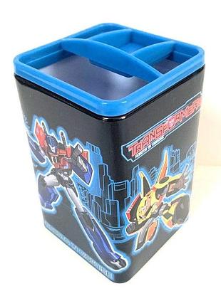 Органайзер підставка-стакан для ручок transformers tf17-105 kite з яскравим дизайном