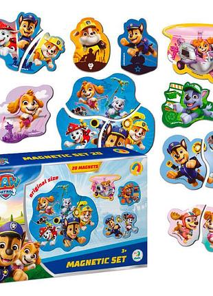 Набір магнітів paw patrol 200669 з героями щенята-рятівники dodo