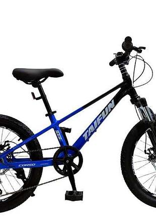 Дитячий спортивний велосипед corso taifun з колесами 20 дюймів tf-81265