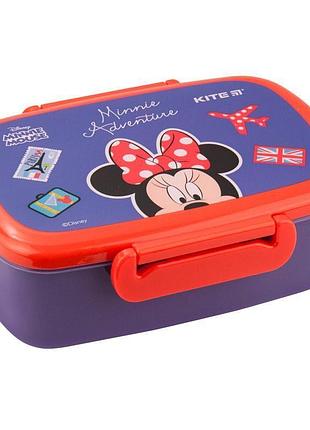 Ланчбокс дитячий з наповненням minnie mouse mi19-163 kite, яскравий і зручний