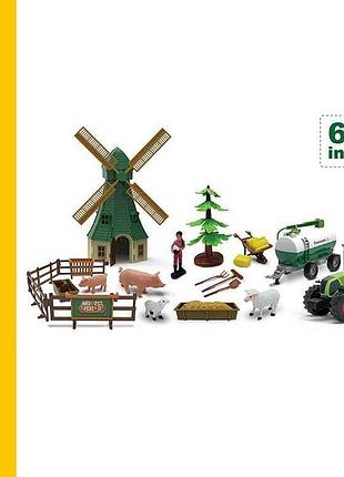 Ігровий набір ферма 550-13 k із трактором, фігурками та млином