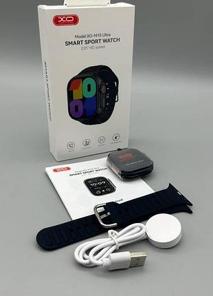 Смарт-годинник xo m10 ultra спортивна версія з бездротовою зарядкою (xo m10 ultra)