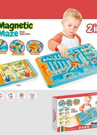 Магнитная игра 2в1 898-9110: цветной сортер и настольная игра для детей