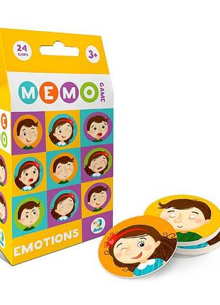 Настольная игра мемо эмоции 301240 от dodo для развития внимания