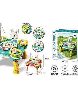 Игровой набор для рыбалки 20258 с магнитными рыбками и музыкой