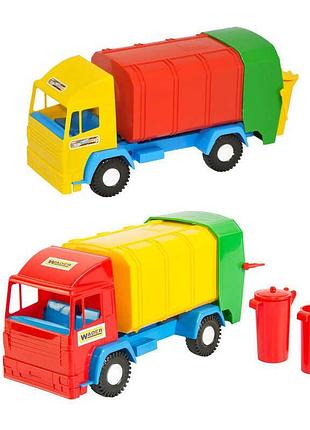 Игрушечный мусоровоз "mini truck" от tigres — два цветовых варианта