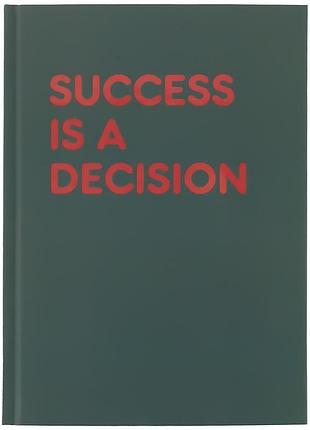 Тетрадь формата а5 с твердой обложкой 96 листов в клетку success is a decision 8458-2 axent