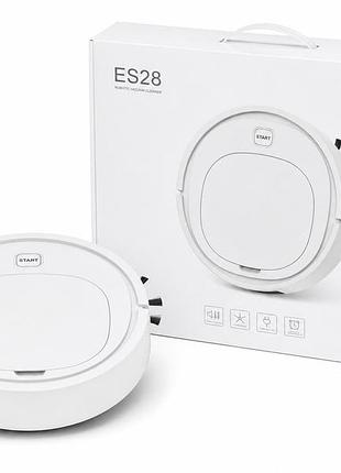 Робот-пылесос vacum cleaner smart robot es28 для ежедневной уборки — умный беспроводной пылесос для дома