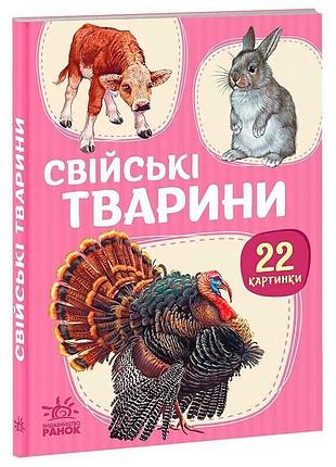 Книга для малят із серії 22 картинки свійські тварини а2116005у