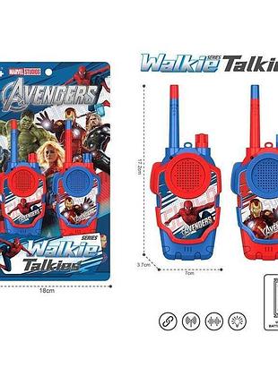 Детские рации модели xf 259-102 с дизайном героев marvel для увлекательных игр