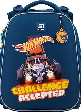 Рюкзак дитячий education hot wheels hw22-531m kite з яскравим принтом