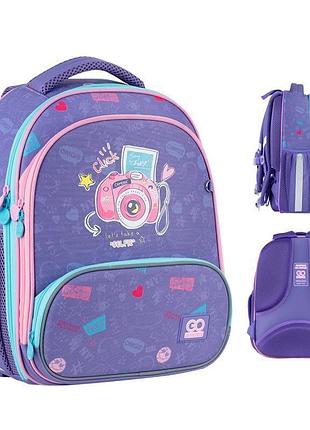 Каркасный школьный рюкзак education say cheese go24-597m-4 go-pack