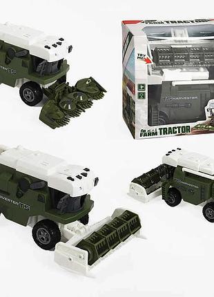 Дитячий ігровий комбайн t5 harvester 1907 з інерційним механізмом, звуками та підсвічуванням