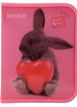 Папка для тетрадей формата в5 с милым принтом зайчика studio pets sp-19-203 kite