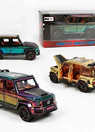 Коллекционная машинка lf-55807 из металлопластика 1:32, инерционная, со звуком и светом