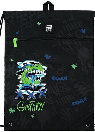 Сумка-рюкзак для обуви с карманом roar k24-601m-4 kite с ярким принтом