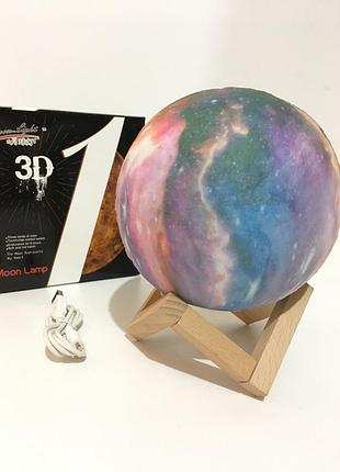 Настільна лампа 3d ефект «космос» 15" модель 1915 k
