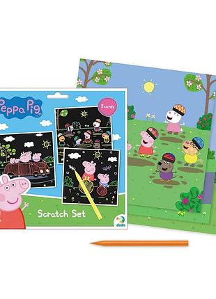 Набор для детского творчества гравюр peppa pig 200185