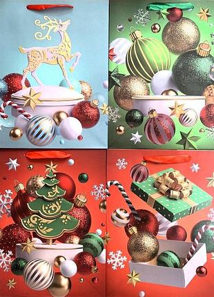 Подарунковий пакет large xmas 260x127x324 мм 22-9646-a малеваро