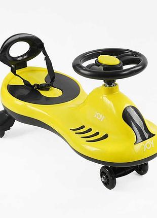 Каталка-толокар joy tb-690-87 с колесами pu, музыкой, световыми эффектами, защитным ремнём и удобной спинкой