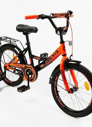 Дитячий двоколісний велосипед corso maxis mx-90147 з колесами 18 дюймів