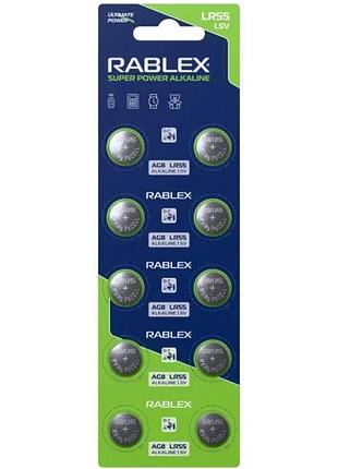 Алюминиевые миниатюрные батарейки rablex buttin cell ag8 lr55 1.5v — компактные элементы питания для приборов